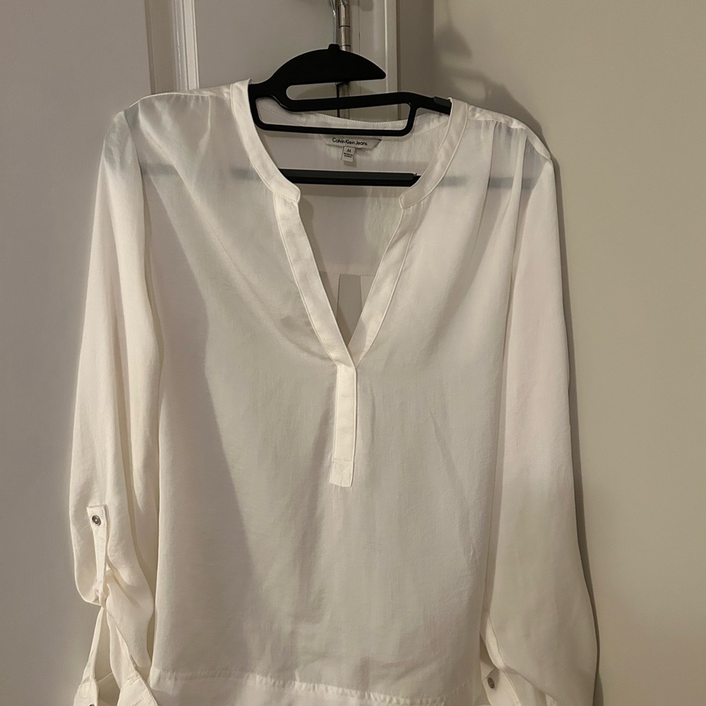 Calvin Klein Jeans Cream Blouse for Women